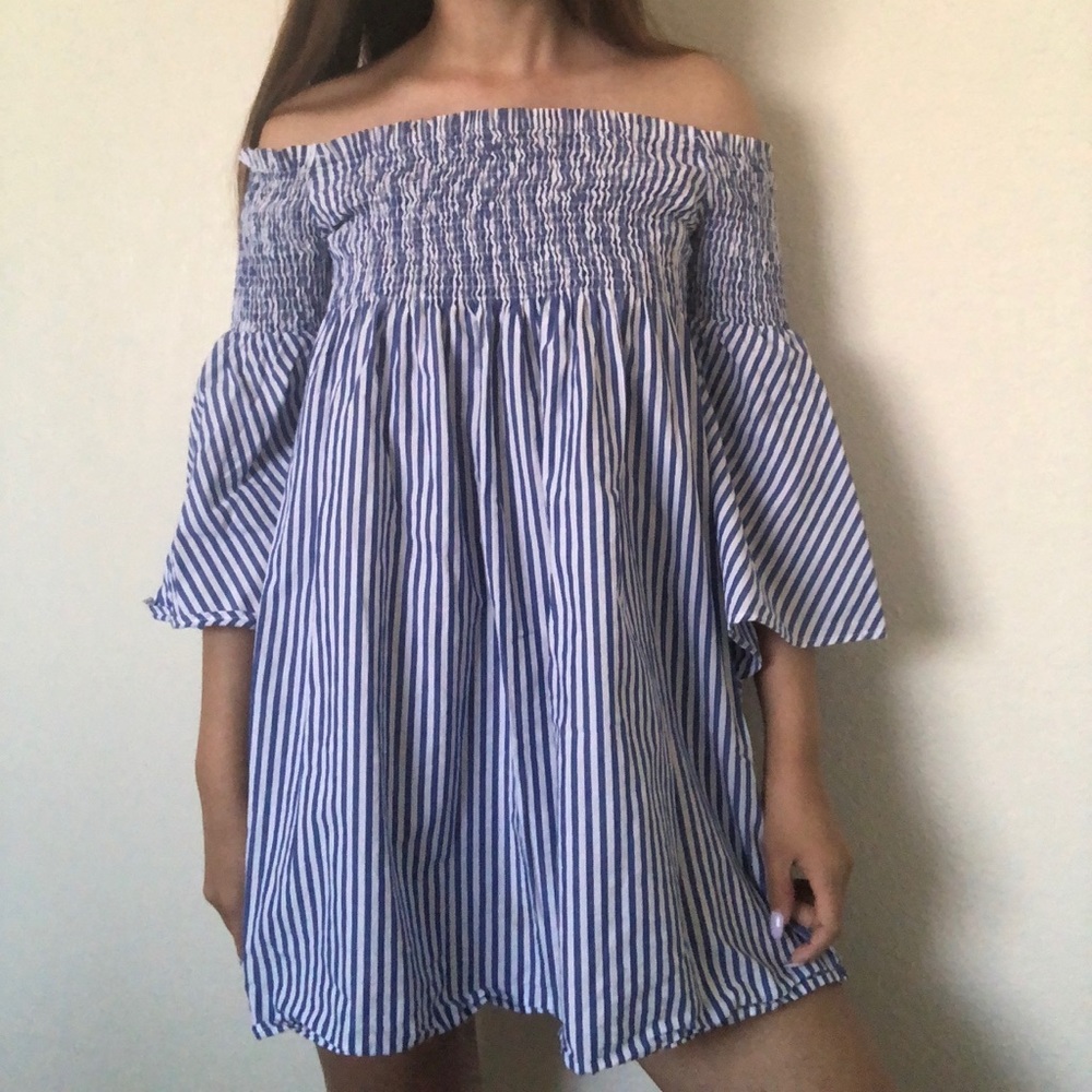 Striped Baby Doll Dress